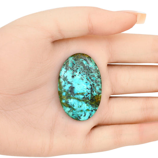 Tibetan Turquoise 40.55x26.35x5 mm Oval Gemstone LS02747-43