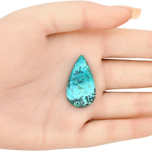 Tibetan Turquoise 31.75x17.75x4.2 mm Pear Gemstone LS02755-43