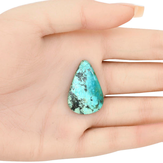 Tibetan Turquoise 20.15x13x4.7 mm Pear Gemstone LS02763-43