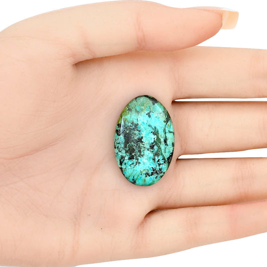 Tibetan Turquoise 31.25x20.8x5 mm Oval Gemstone LS02767-43