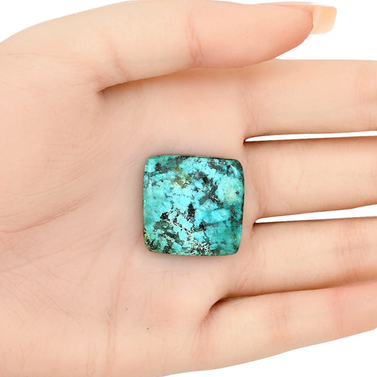 Tibetan Turquoise 24x23.65x5 mm Baguette Gemstone LS02781-43