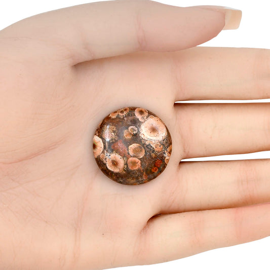 Poppy Jasper 26.3x26.3x5.5 mm Round Gemstone LS02991-49