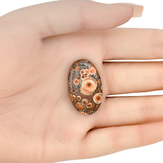 Poppy Jasper 31.15x19.15x6 mm Oval Gemstone LS03005-49