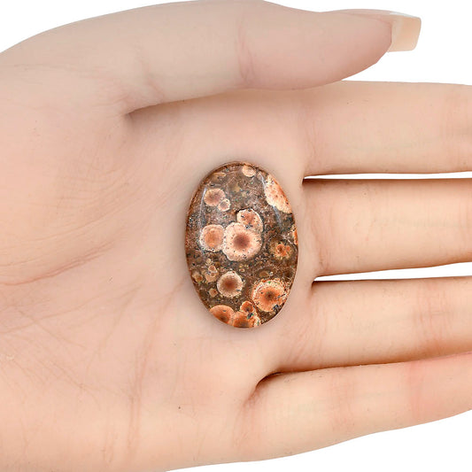 Poppy Jasper 31.9x21.75x6 mm Oval Gemstone LS03006-49