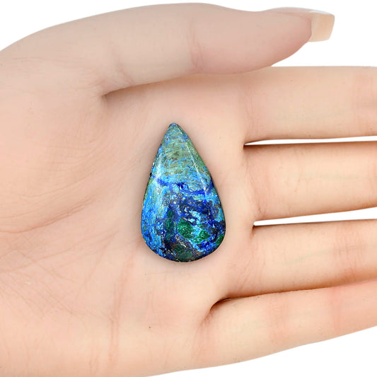 Azurite 33.7x20.45x5.7 mm Pear Gemstone LS03096-52