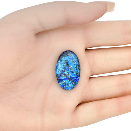 Azurite 27.6x17.25x6 mm Oval Gemstone LS03101-52