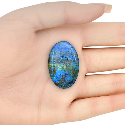 Azurite 34.6x22.6x5.2 mm Oval Gemstone LS03104-52