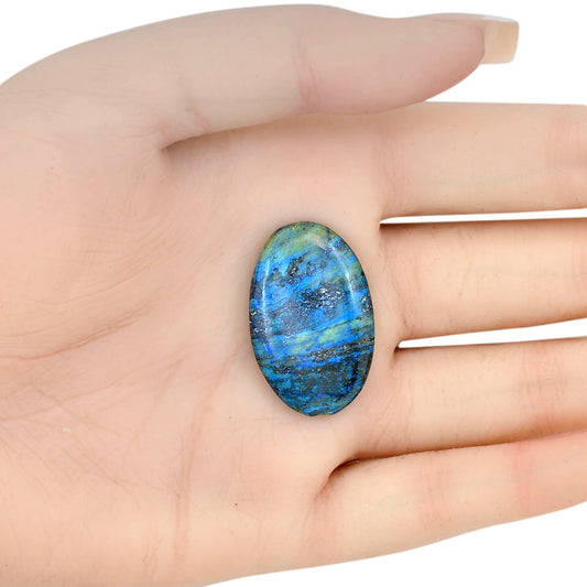 Azurite 30.65x19.7x4.7 mm Oval Gemstone LS03116-52