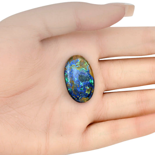 Azurite 28.45x17.5x5.5 mm Oval Gemstone LS03135-52