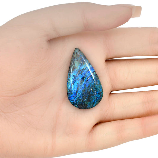 Azurite 36.9x21.4x6 mm Pear Gemstone LS03148-52
