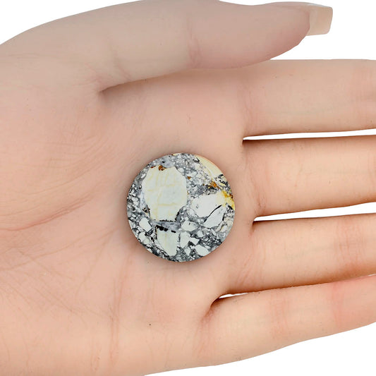 Maligano Jasper 25.95x25.95x5.9 mm Round Gemstone LS03172-53
