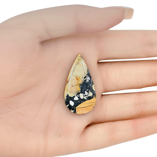 Maligano Jasper 36.15x18.94x5.4 mm Pear Gemstone LS03175-53