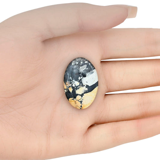 Maligano Jasper 30.35x20.52x4.7 mm Oval Gemstone LS03180-53