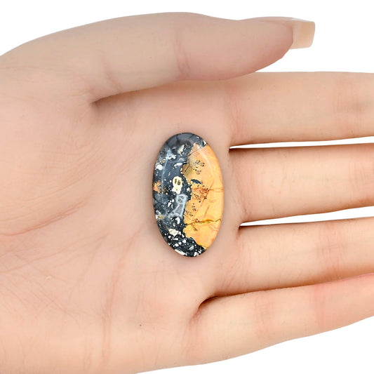 Maligano Jasper 31.32x17.9x4.7 mm Oval Gemstone LS03187-53