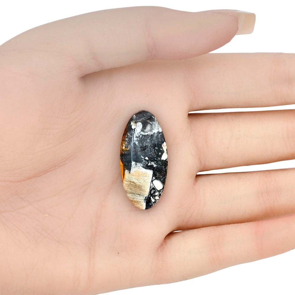 Maligano Jasper 31.65x15.25x6.4 mm Oval Gemstone LS03197-53