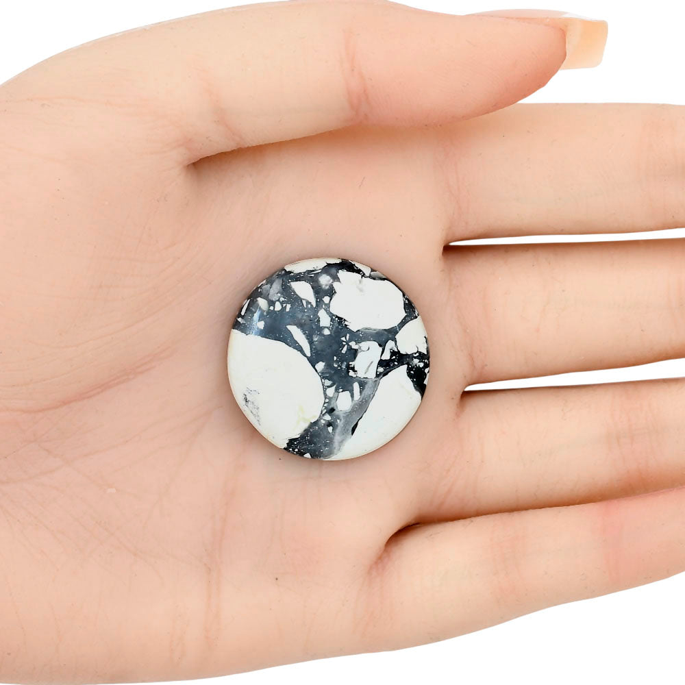 Maligano Jasper 27.02x27.02x5.3 mm Round Gemstone LS03215-53