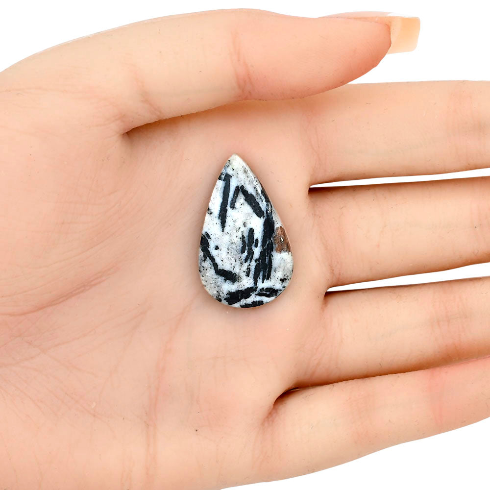 Hornblende 28.98x17.72x4 mm Pear Gemstone LS03301-54