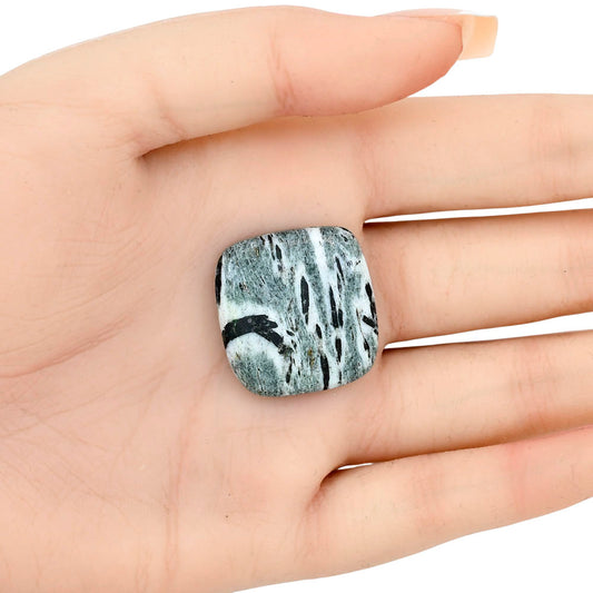 Hornblende 25.36x24.12x6.2 mm Baguette Gemstone LS03306-54