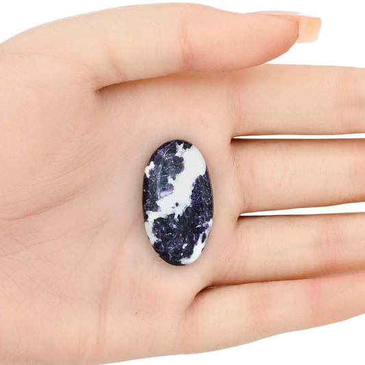 Purple Lepidolite 31.75x18x6 mm Oval Gemstone LS03394-56