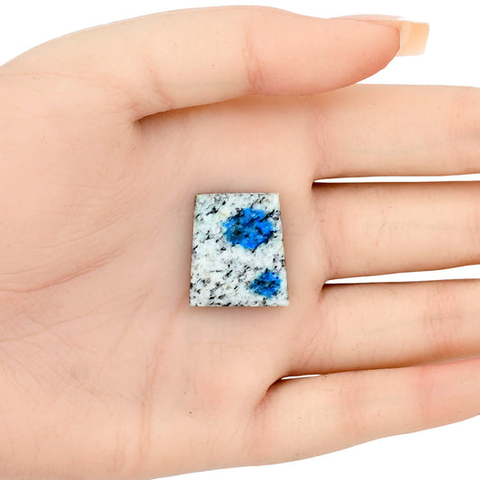 K2 Blue - Azurite In Quartz 21.72x19.1x5.2 mm Fancy Gemstone LS03416-57