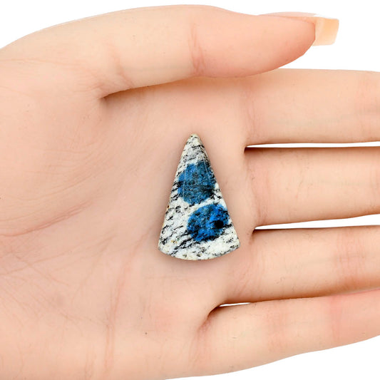 K2 Blue - Azurite In Quartz 30x19.6x5.6 mm Fancy Gemstone LS03419-57