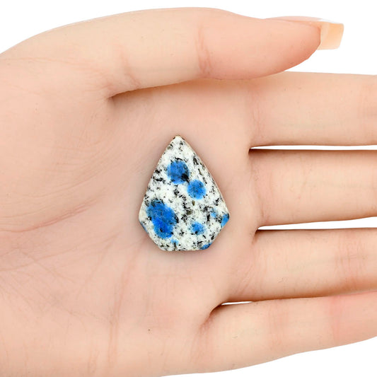 K2 Blue - Azurite In Quartz 28.15x22.13x5.5 mm Fancy Gemstone LS03432-57