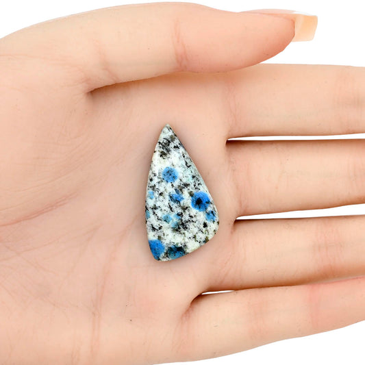 K2 Blue - Azurite In Quartz 33.39x18x5.2 mm Fancy Gemstone LS03442-57