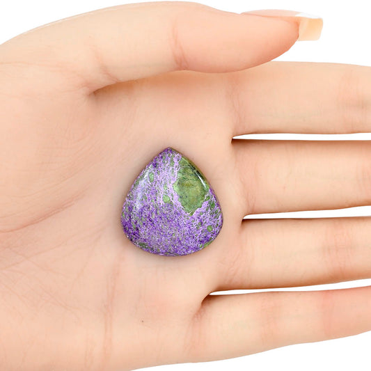 Purpurite 26.8x25.1x5 mm Heart Gemstone LS03551-60