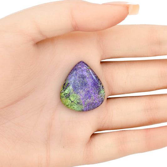 Purpurite 27.2x24.25x5 mm Heart Gemstone LS03553-60