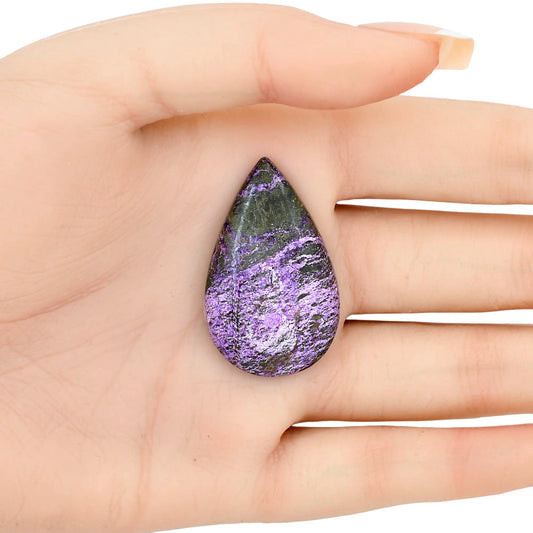 Purpurite 37.5x23x5.7 mm Pear Gemstone LS03564-60