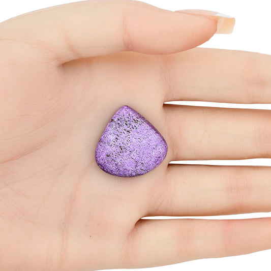 Purpurite 24.15x23.8x5 mm Heart Gemstone LS03565-60