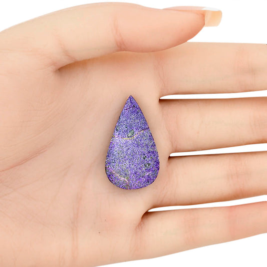 Purpurite 31.85x18.4x5 mm Pear Gemstone LS03566-60