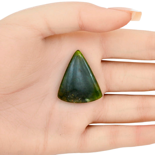 Chrome Chalcedony 31.2x26.4x5.5 mm Fancy Gemstone LS03575-61