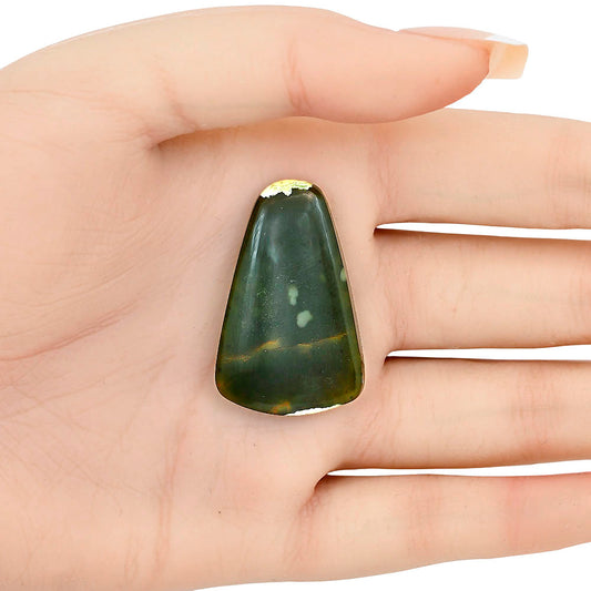 Chrome Chalcedony 36.3x23x5.7 mm Fancy Gemstone LS03584-61