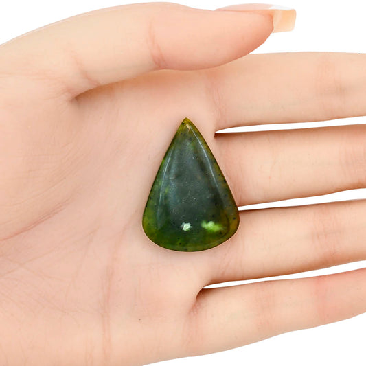 Chrome Chalcedony 33.25x24.25x5.5 mm Pear Gemstone LS03603-61