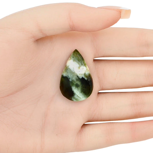 Chrome Chalcedony 30.85x20x6.8 mm Pear Gemstone LS03611-61