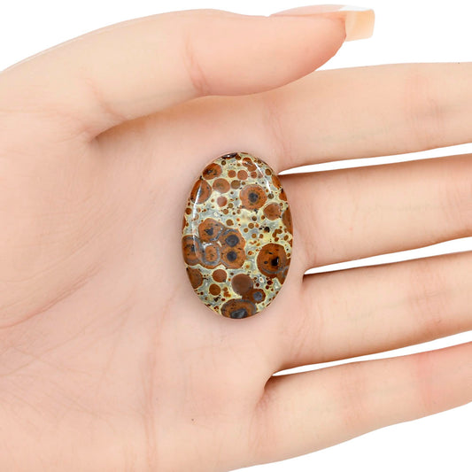 Asteroid Jasper 32x21.55x5 mm Oval Gemstone LS03616-62