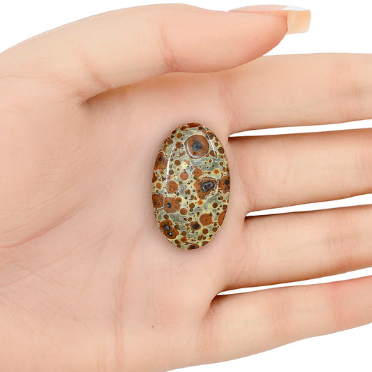 Asteroid Jasper 31x19.15x5.5 mm Oval Gemstone LS03634-62