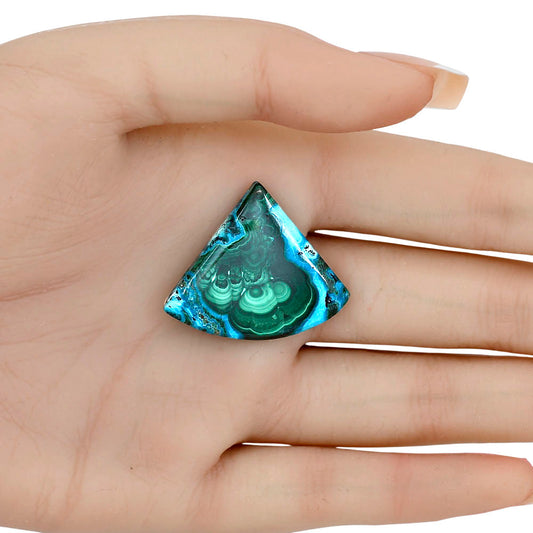 Azurite Malachite 32x27.1x5.3 mm Fancy Gemstone LS03648-63