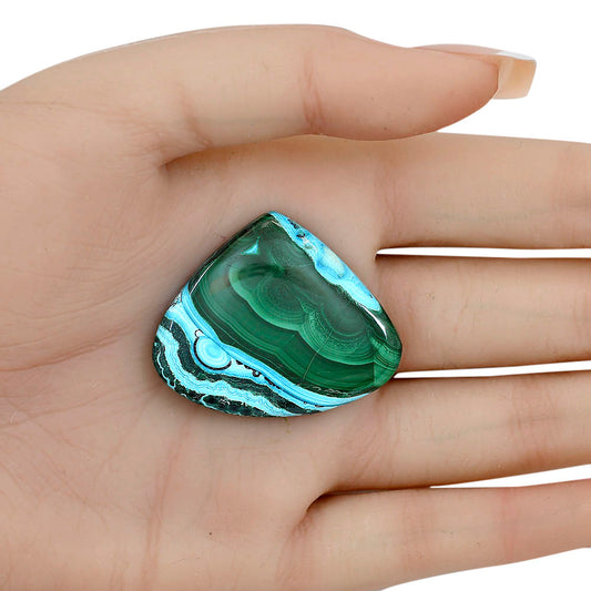 Azurite Malachite 38.3x31.75x5.5 mm Fancy Gemstone LS03662-63