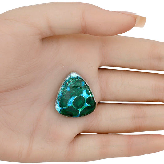 Azurite Malachite 25.6x23x5.5 mm Fancy Gemstone LS03676-63