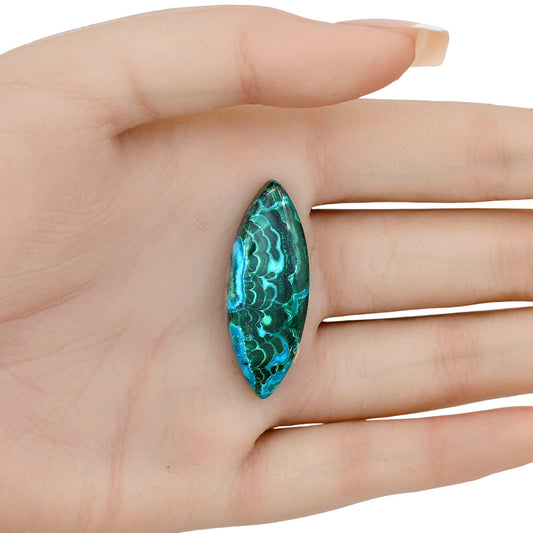 Azurite Malachite 37.6x14x6 mm Marquise Gemstone LS03686-63