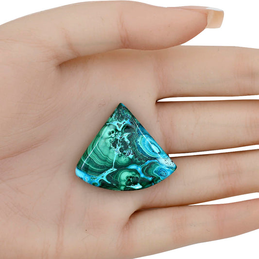 Azurite Malachite 34.6x30x5.5 mm Fancy Gemstone LS03696-63