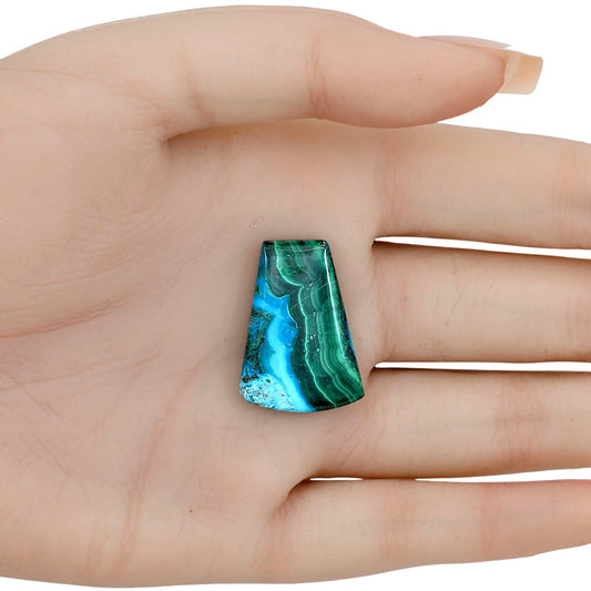 Azurite Malachite 26.6x19.25x4.5 mm Fancy Gemstone LS03716-63