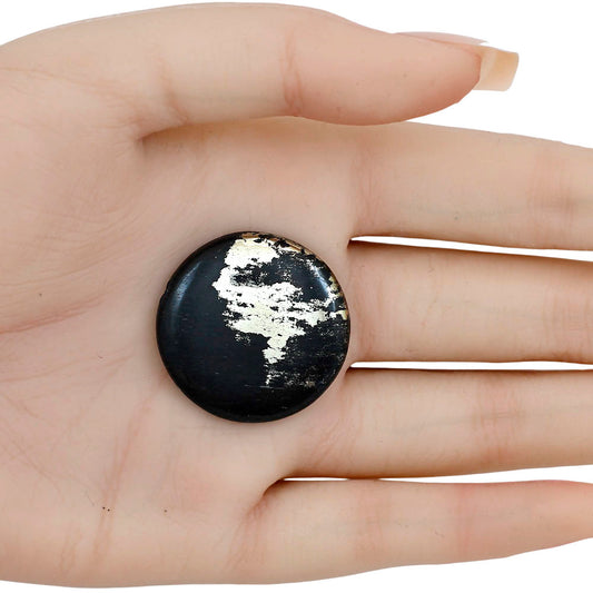 Apache Gold 29.7x29.7x4 mm Round Gemstone LS03836-64