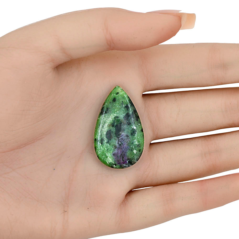 Ruby-Zoisite 33x20x4.7 mm Pear Gemstone LS03858-66