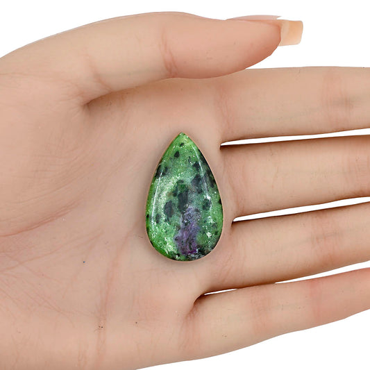 Ruby-Zoisite 33x20x4.7 mm Pear Gemstone LS03858-66