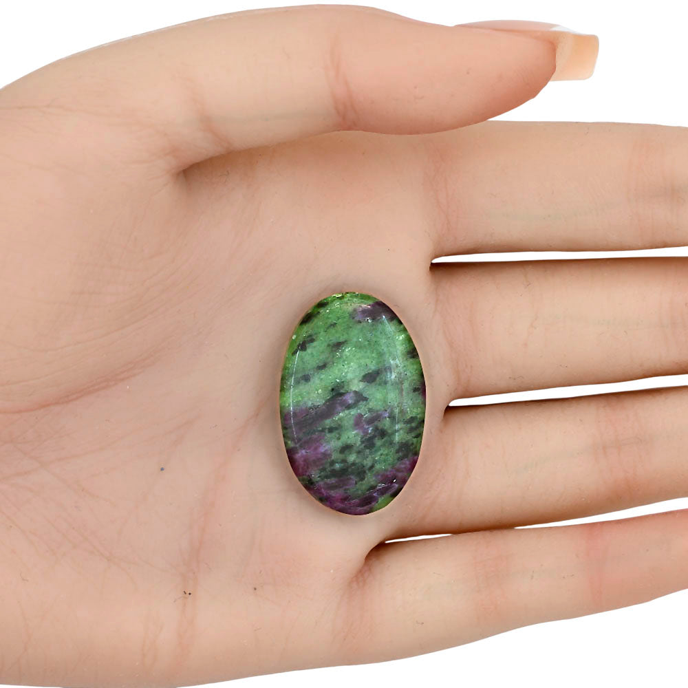 Ruby-Zoisite 30.1x19.8x5.5 mm Oval Gemstone LS03864-66