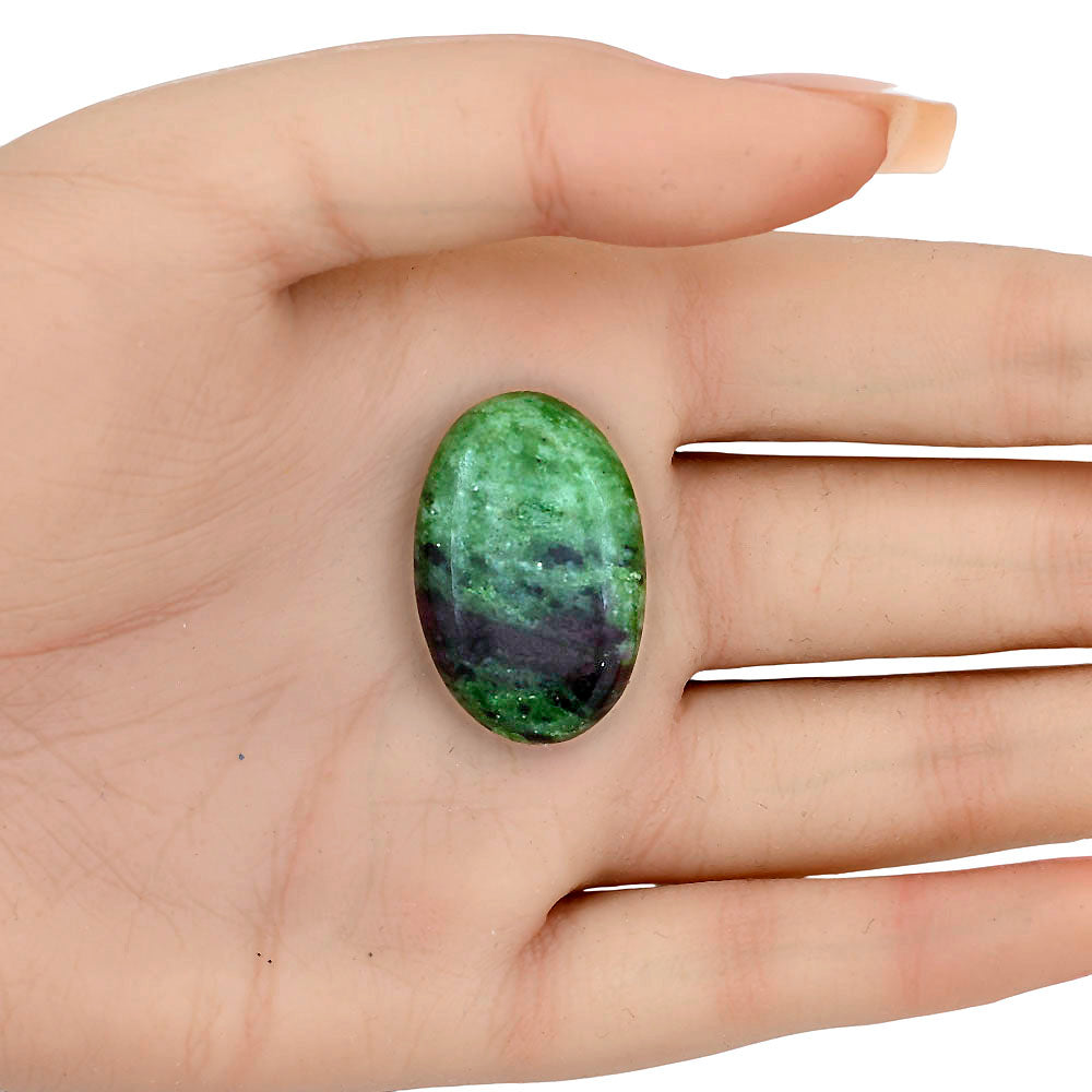 Ruby-Zoisite 30.1x19.8x6 mm Oval Gemstone LS03882-66