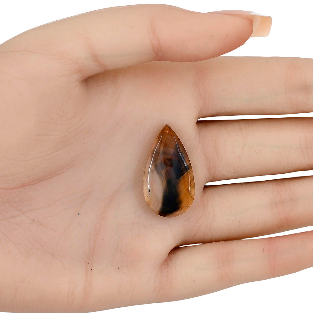 Montana Agate 27.7x15.4x5 mm Pear Gemstone LS03900-40